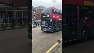 6833 Enviro400MMC on the X12 to Birmingham bus enviro400mmc [upl. by Aihsatan]