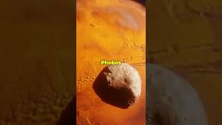 Discover the Mysteries of Phobos – Mars Dark Moon 🌑  shorts [upl. by Spanos740]