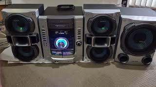 Sony MHCRG485 Home Stereo System in operation [upl. by Verine]