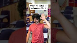 When we voted for a class president comedy shorts [upl. by Etnauq]