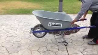 ELECTRIC WHEELBARROW ATTACHMENT  The Hillbarrow [upl. by Martreb7]