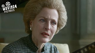 Thatcher Begs The Queen For Help  The Crown Gillian Anderson Olivia Colman [upl. by Tzong]