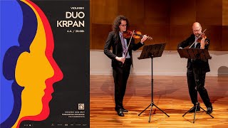 VIOLINSKI DUO KRPAN  Anđelko i Martin Krpan violina [upl. by Daraj]