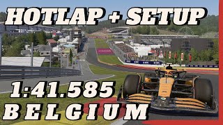 F1 24 BELGIUM Hotlap  Setup  141585  ON EDGE [upl. by Lachlan]