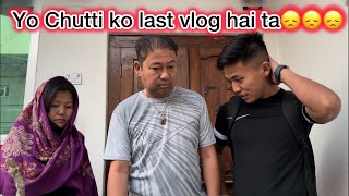 Paltan farkeko laYo chutti ko last vlog😞​⁠​⁠DonaThapaAkaChocolateyBoy alanthapa donathapa [upl. by Holtz]