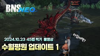 241023 블소 네오 풀영상 45렙 빨리 찍고 포화란 가보자 히데쓰 BNS NEO [upl. by Nitnilc597]