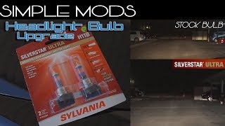 Headlight Bulb Upgrade  Simple Mods [upl. by Mozart]