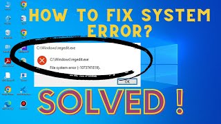 System crashed due to an unknown error  Ntfs file system error windows 10 fix  System error SOLVED [upl. by Furgeson]