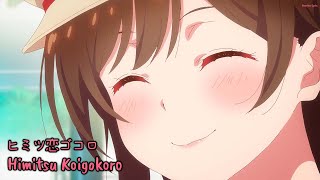 『Lyrics AMV』 Kanojo Okarishimasu Season 2 OP Full 「 Himitsu Koigokoro  CHiCO with HoneyWorks 」 [upl. by Mitinger18]