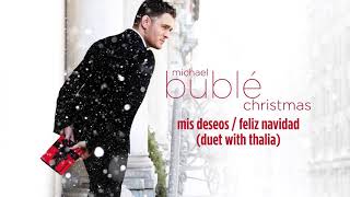 Michael Bublé  Mis Deseos  Feliz Navidad Karaoke Instrumental Version [upl. by Yendor]