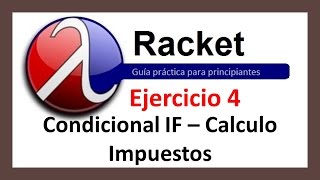 DrRacket Condicional IF  Función para calcular impuestos [upl. by Nodnol]