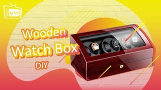 Wooden Watch Box DIY Premium [upl. by Adniled11]