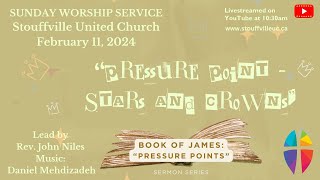 Sunday Worship Service  February 11 2024  Stouffville United Church [upl. by Kere]