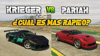 PARIAH VS KRIEGER CUAL ES EL AUTO MAS RAPIDO DE GTA ONLINE 2020 [upl. by Nehttam]