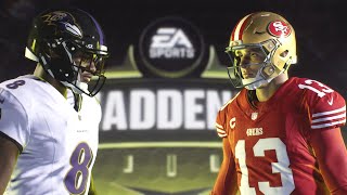 Madden NFL 24  Baltimore Ravens Vs San Francisco 49ers Simulation PS5 Week 16 Updated Rosters [upl. by Quinlan]