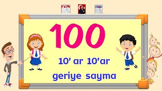 100 den Geriye 10 ar 10 ar Sayma [upl. by Ann]