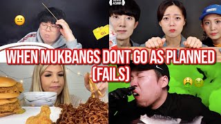 when mukbangs dont go as PLANNED fails [upl. by Atsirhcal]