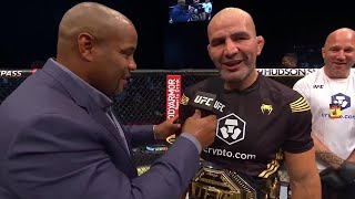 UFC 267 Glover Teixeira Octagon Interview  New UFC Light Heavyweight Champion [upl. by Prudy]