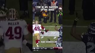 Top 10 NFL Safeties of the 2010s Part 2 🔥 football nfl nflfootball [upl. by Carmelia535]