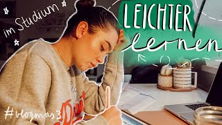 Vlogmas 3  Leichter LERNEN im STUDIUM  Lerntechniken um weniger auswendig zu lernen LERNTIPPS [upl. by Maillil501]