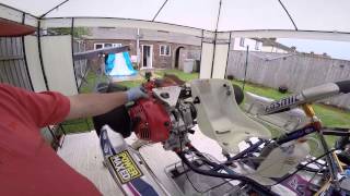 JBR ENGINES SKEGNESS KARTING HONDA GX390 FIRST RUN AFTER REBUILD [upl. by Akerahs]