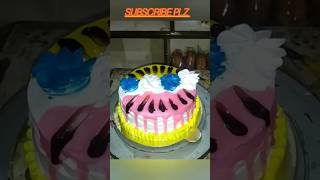 Birthday cake design cake shortvideo trending [upl. by Rayham]