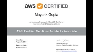 How To Pass AWS Certified Solutions Architect Associate Exam 2018 [upl. by Rawde]