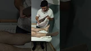 FRONT LEG RELAXING MASSAGE THERAPY WITH LEGENDARY TECHNIQUES relaxing asmr shorts massage [upl. by Hardigg]