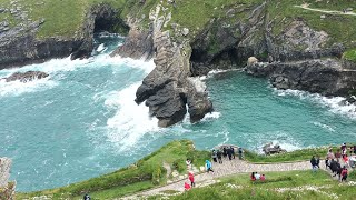 TINTAGEL CASTLE 🏰  CORNWALL ENGLAND UK 🇬🇧 [upl. by Codel]