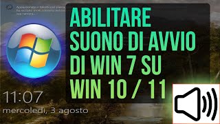 Come attivare il suono allavvio su Windows [upl. by Lectra]