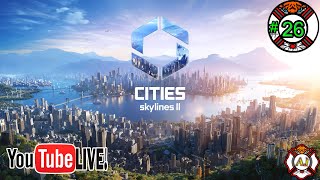 Desafío Urbano ¿Podré Gestionar Esta Nueva Ciudad  Cities Skylines II  Directo en Vivo [upl. by Liauqram]