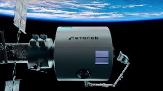 Starlab Space  LEO commercial space station  presentation reel amp Science Park animation [upl. by Kati]