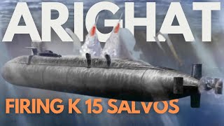 🇮🇳 INS Arighat Unleashes Fury K15 SLBM Salvos Indias Most Powerful Naval Missile 🚀🔥 [upl. by Osanna]