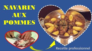 NAVARIN AUX POMMES  recette de passe simple et facile [upl. by Yetnruoc934]