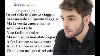 Lorenzo Fragola  Infinite Volte Testo [upl. by Norel]