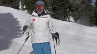 Harald Harb How to Ski Series 2 Lesson 5 Bending flexing knees and legs [upl. by Nerhtak318]