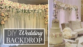 Making My Brothers Wedding Backdrop  DIY  Tutorial [upl. by Sukul]