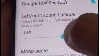 Samsung Galaxy S8 How to Adjust Left  Right Sound Balance [upl. by Aztiraj]