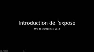 Introduction de lexposé [upl. by Hildie469]