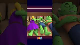 7 Zombies In The Bed shorts halloween kidssongs shortsfeed [upl. by Rakso317]