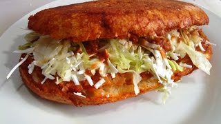 Recetas de comida mexicana Como hacer PAMBAZOS receta  112  comida mexicana [upl. by Tterrej872]