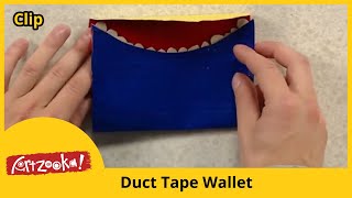 Artzooka – How to Make a Duct Tape Wallet [upl. by Neenaj]