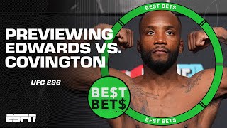 Best Bets for UFC 296 Leon Edwards vs Colby Covington  ESPN MMA [upl. by Piggy]