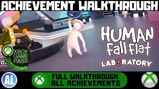 Human Fall Flat  Laboratory Level Xbox Achievement Walkthrough  Xbox Game Pass [upl. by Chico893]