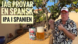 Ölprovning Jag provar en spansk IPA på plats i Spanien Mahou Session IPA🇪🇸 [upl. by Philine]