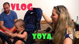 VLOG  Долгожданная посылка  Коляска YOYA BabY YOYA  Счастливые [upl. by Ycnej925]