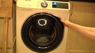 Instructions to use Samsung QuickDrive AddWash EcoBubble Washing Machine [upl. by Anoik]