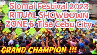 Siomai Festival 2023 TISA  Zone 6 Grand WINNER Ritual Showdown  Tisa Siomai Festival Cebu City [upl. by Vivl]