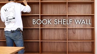 W95Book shelf wall installation [upl. by Arateehc]