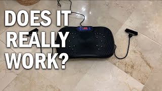 AXV Vibration Plate Exercise Machine Review  Does It Really Work [upl. by Toomin]